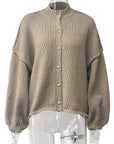 Casual Loose Knit Cardigan for Women