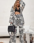 Fashionable Floral Two-Piece Set for Women