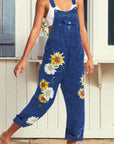 Classic Sleeveless Printed Jumpsuit for All Seasons