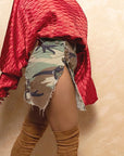 Fashion Camouflage Bodycon Mini Skirt