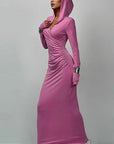 Fashionable Hooded Long Sleeve Casual Dress