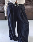 Fashionable Color Block Wide Leg Pants for Women