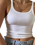 Summer Women's Crop Tank Top - Stylish and Trendy