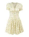 Fashion Floral V-Neck Dress for Summer