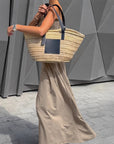 Elegant Strapless A-Line Dress in Khaki