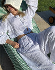 Casual Cotton Two-Piece Set for Women