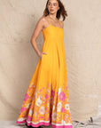 Stylish Floral Print Maxi Dress for Beach Getaway