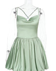 Sexy V-Neck Sleeveless Dress for Summer