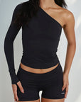 Stylish Long Sleeve T-Shirt and Shorts Set