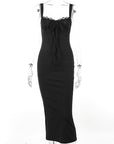 Elegant Summer Lace Spliced Dress