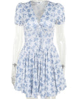 Fashion Floral V-Neck Dress for Summer