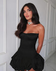 Chic Strapless A-Line Dress for Women