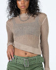 Sexy Sheer Knit Sweater for Women