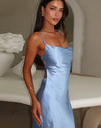 Backless Satin Sexy Dress for Women
