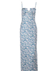 Sexy Floral Print Maxi Dress with Spaghetti Straps
