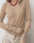 Stylish Round Neck Knit Top for Women