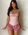 Sexy Ruched Waist Cami Top for Summer
