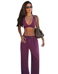 Stylish Backless Summer Outfit Set