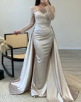 Elegant Long Sleeve Sequin Evening Dress for Women