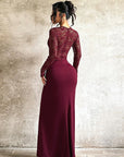 Elegant Long Sleeve Lace Dress