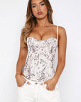 Fashionable Floral Print Cami Top for Women
