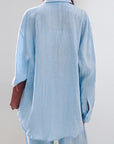 Summer Loose Cotton Linen Two-Piece Set for Women