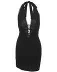 Fashionable Sexy Hollow Back Bodycon Dress