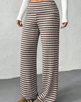 Casual Loose Striped Long Pants for Women