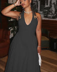 Chic Halter Neck Sleeveless Dress