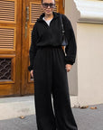 Casual White Fleece Jumpsuit for Women