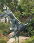 Inflatable Raptor Costume for Halloween Cosplay
