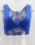 Trendy Twist Front Crop Top for Women