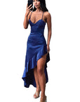 Summer Sexy Backless Split Maxi Dress