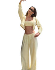 Chic Sleeveless Wide Leg Pants Set