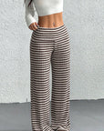 Casual Loose Striped Long Pants for Women