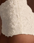 Lace 3D Flower Elastic Waist Shorts