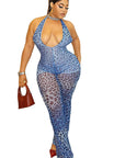 Fashionable Leopard Print Jumpsuit for Women