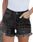 Trendy High-Waisted Denim Shorts for Women