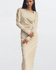 Chic Long Sleeve Dress for Office Wear