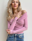 Summer Elegant Off-Shoulder Ruffled Jumpsuit