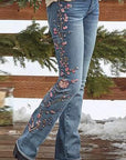 Retro High Waist Women's Jeans with Flare