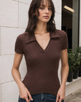 Summer Women's Slim Fit Polo T-Shirt