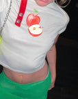 Trendy Summer T-Shirt with High Waist Pants