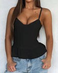 Sexy Waist-Cinching Cami Top for Summer