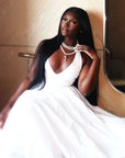 Chic Halter Neck Sleeveless Dress