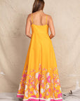Stylish Floral Print Maxi Dress for Beach Getaway