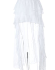 Chic Irregular Hem Chiffon Skirt