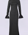 Fashionable Long Sleeve Polka Dot Dress