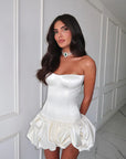 Chic Strapless A-Line Dress for Women