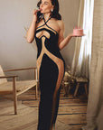 Elegant Halter Neck Bodycon Dress